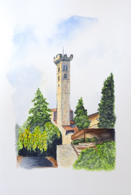 Roman Italian scene